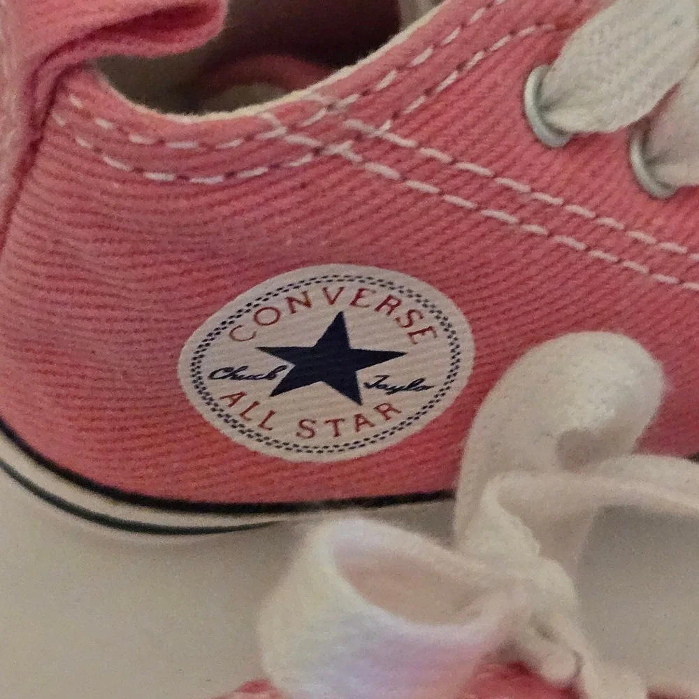 Converse Chuck Taylor All Star Pink Crib Shoes Infant Size 2 88871 High Top
